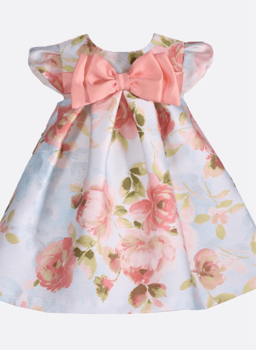 Bonnie Jean Poppy Floral Dress