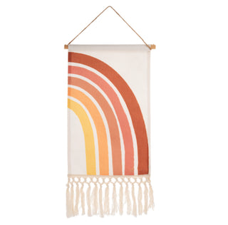 Rainbow "Miracle" Fringe Wall Decor